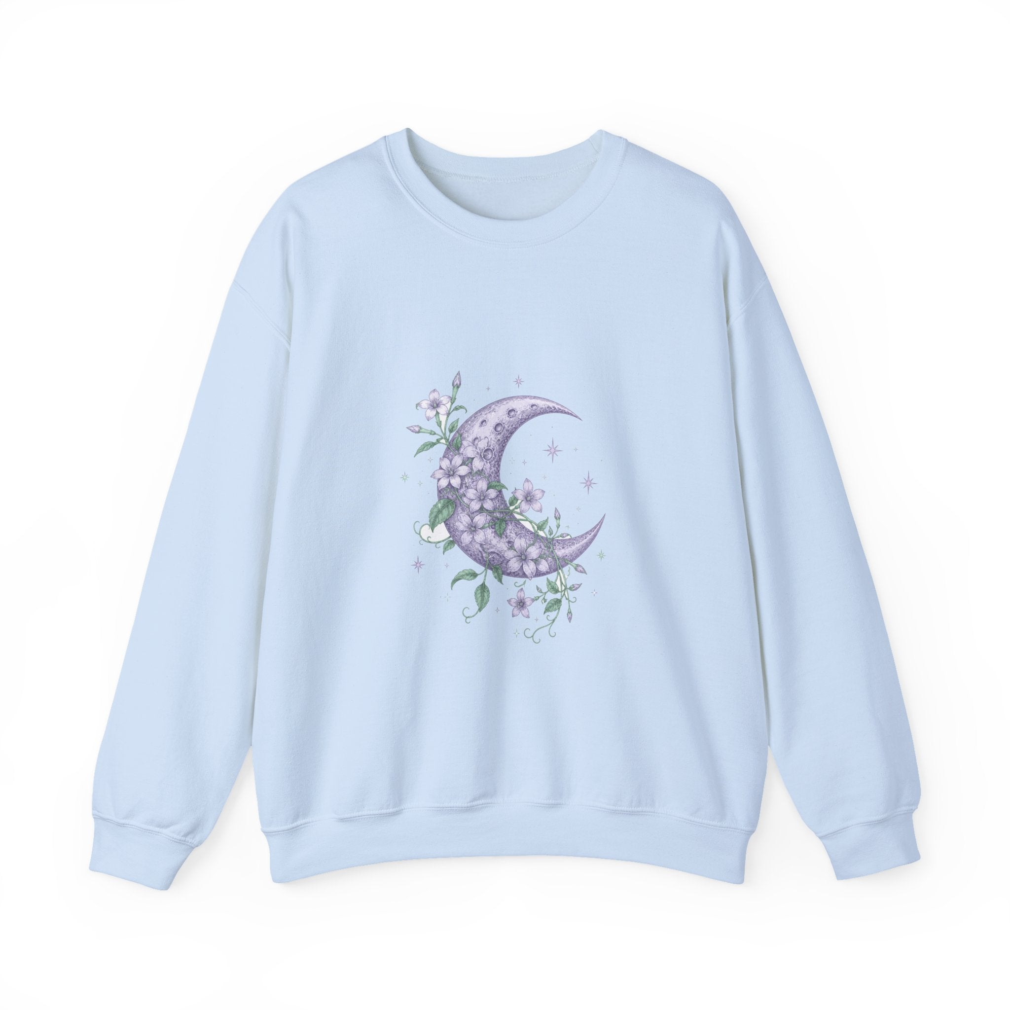 Matching Couple Sweatshirt - Sun & Moon Matching Couple Crewneck Sweatshirt Vintage Art His Hers Wedding Gift - Design A