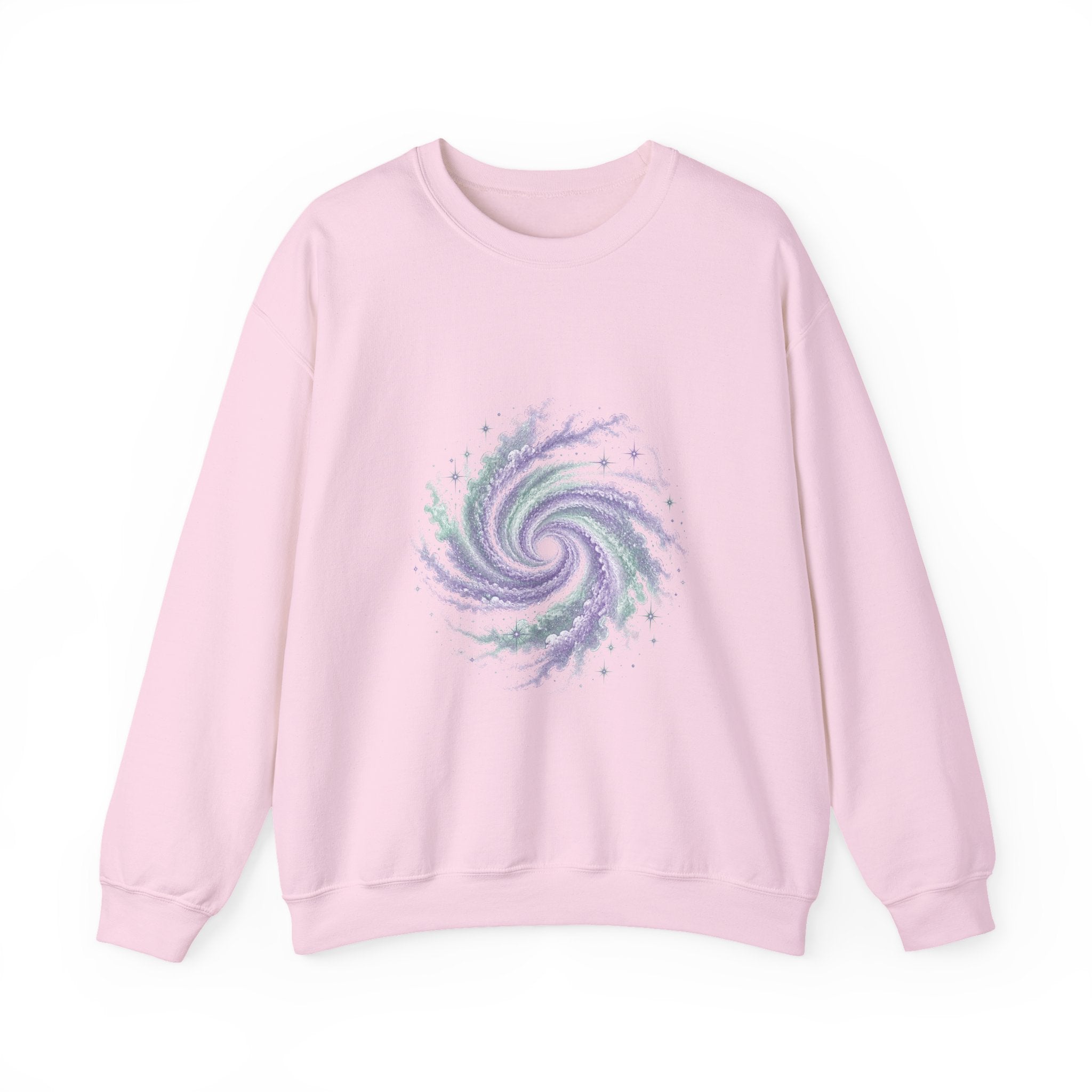 Matching Couple Sweatshirt - Galaxy & Supernova Matching Couple Premium Fleece Sweatshirt Vintage Art His Hers Honeymoon Gift - Design A