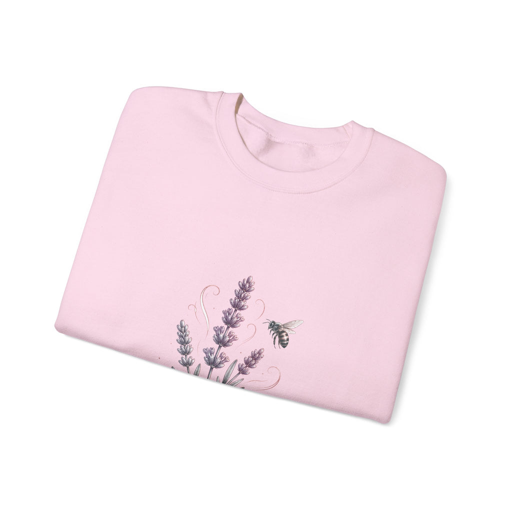 Matching Couple Sweatshirt - Lavender & Thistle Matching Couple Premium Fleece Sweatshirt Hand-Drawn Art His Hers Anniversary Gift - Design A