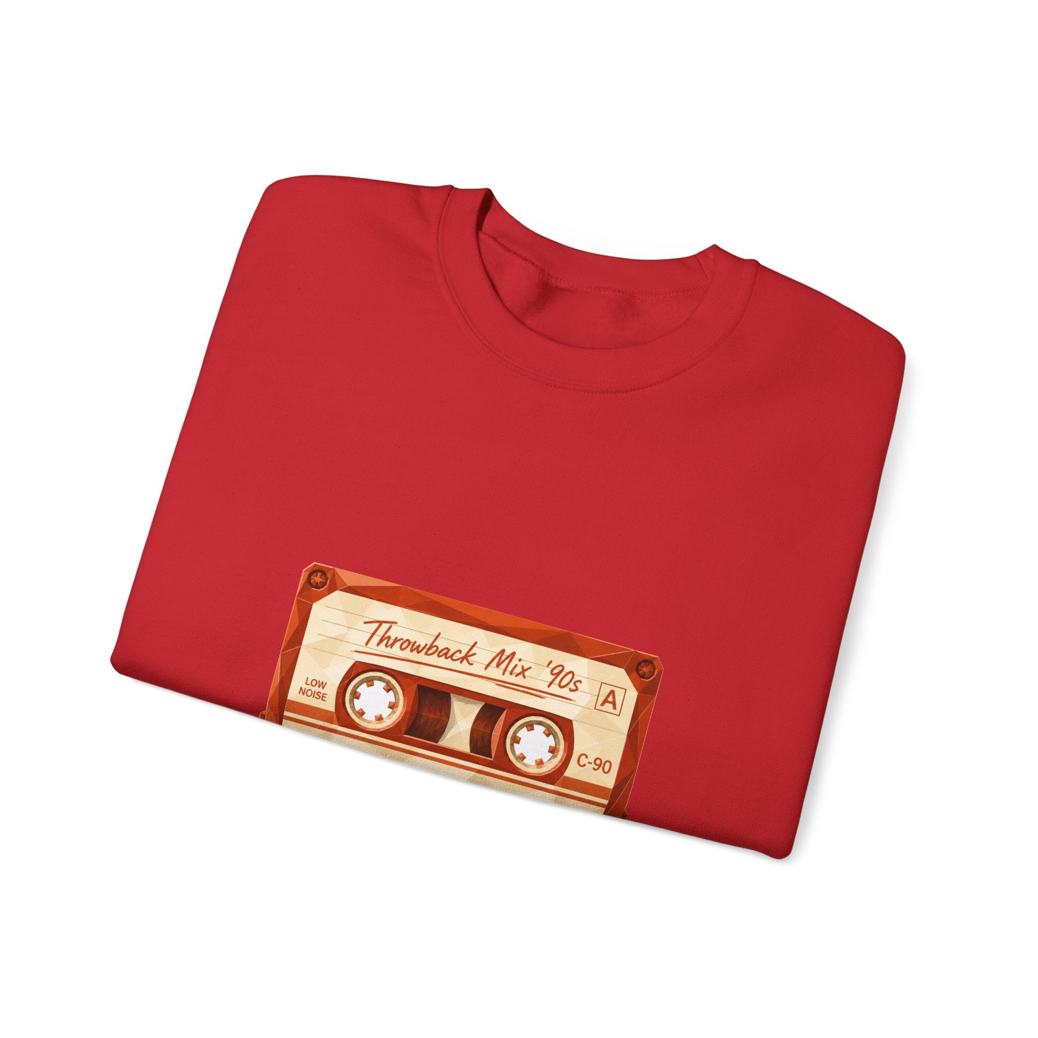 Matching Couple Sweatshirt - Vinyl & Cassette Matching Couple Premium Fleece Sweatshirt Geometric Art His Hers Love Gift - Design B