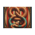 Pretzel Contortionist Wall Art Canvas 16×20 Baroque Home Office Decor Maximalist Print