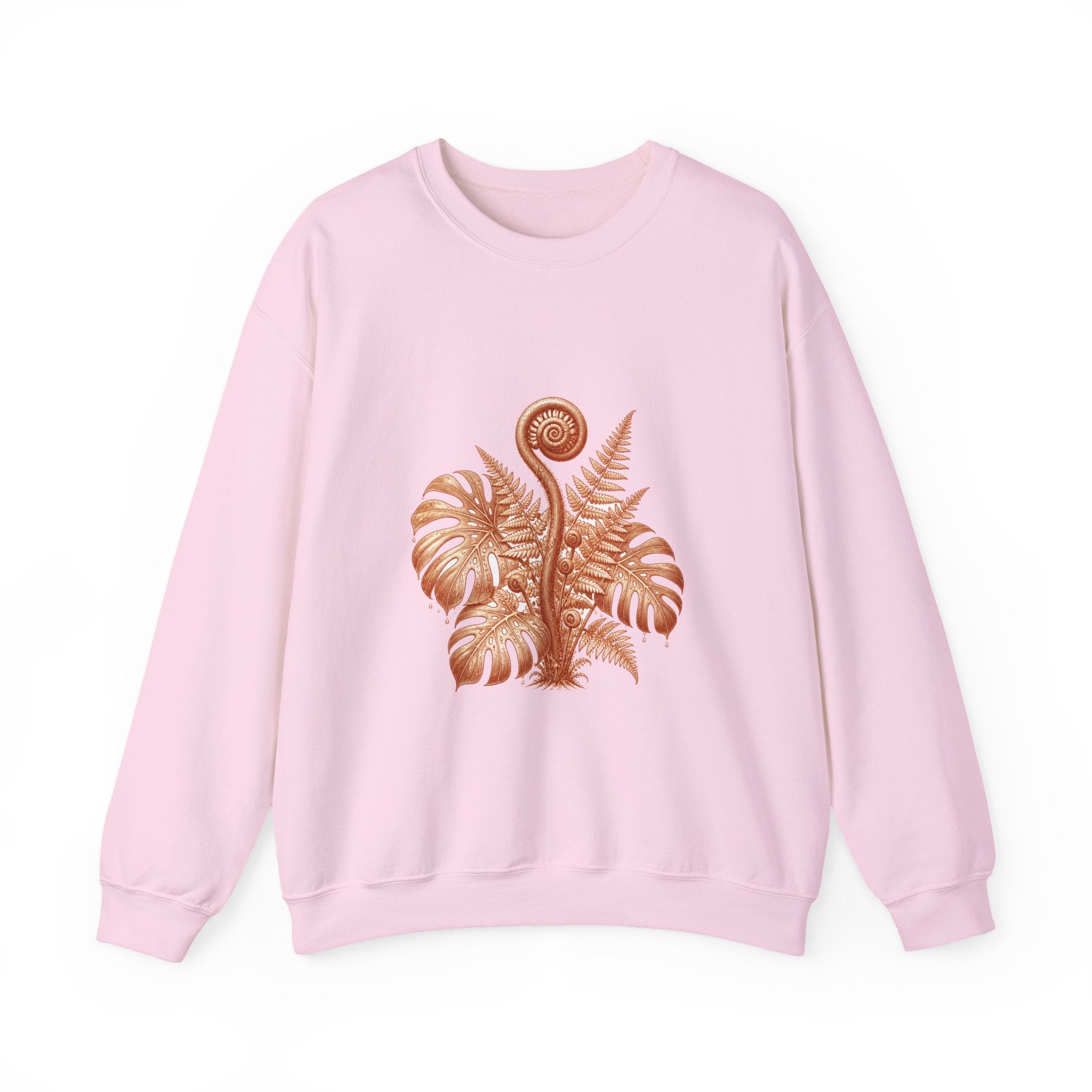 Matching Couple Sweatshirt - Desert & Rainforest Matching Couple Crewneck Sweatshirt Vintage Art His Hers Wedding Gift - Design B