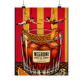 Negroni Trapeze Act Wall Art Poster 18×24 Pop Art Living Room Decor Maximalist Print