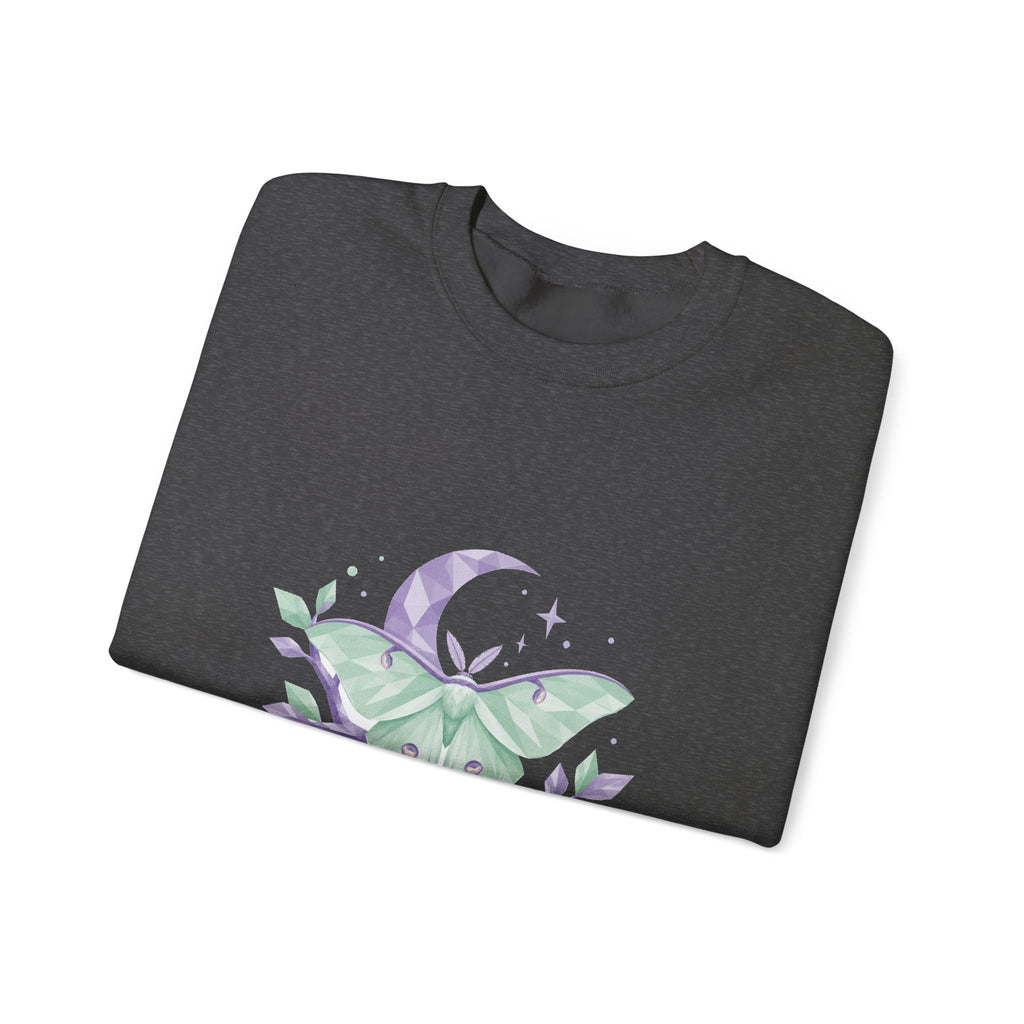 Matching Couple Sweatshirt - Butterfly & Moth Matching Couple Comfort Colors Crew Geometric Art His Hers Love Gift - Design B