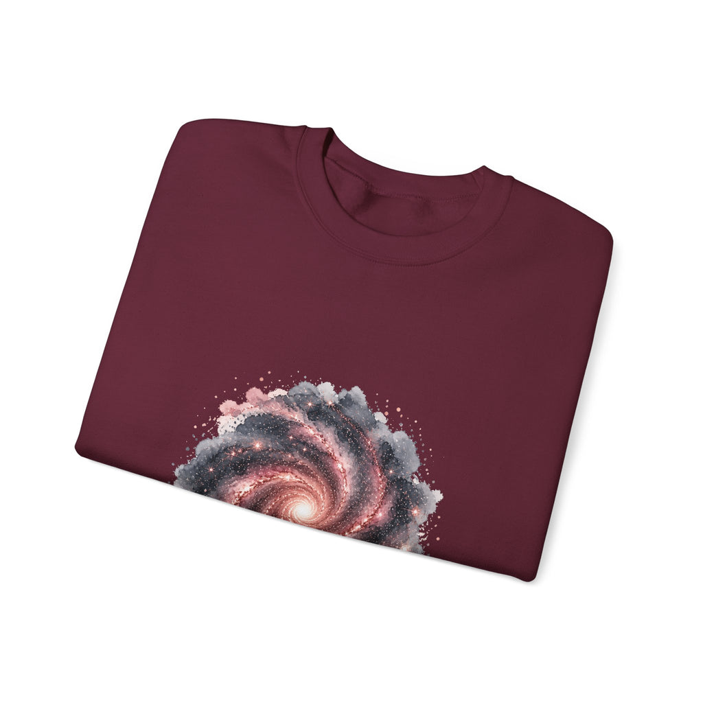 Matching Couple Sweatshirt - Galaxy & Supernova Matching Couple Premium Fleece Sweatshirt Watercolor Art His Hers Birthday Gift - Design A