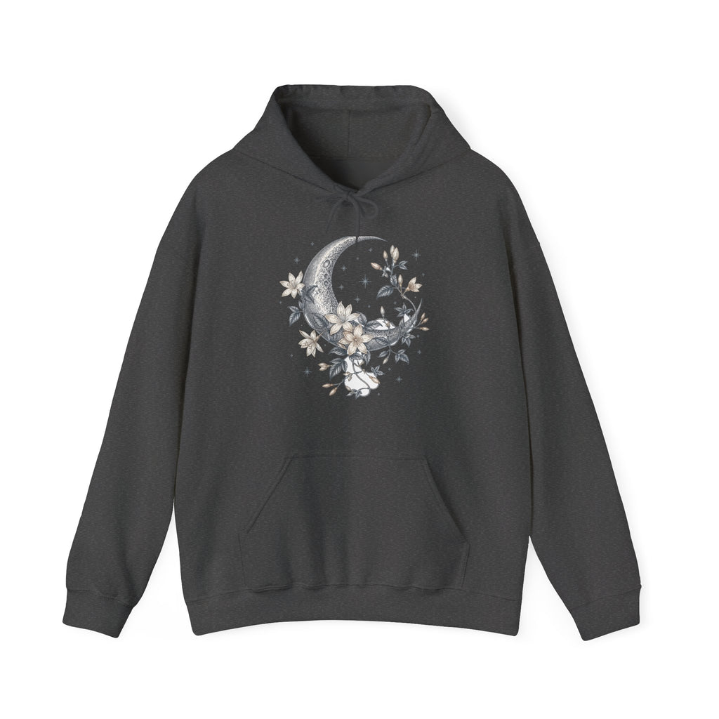Matching Couple Sweatshirt - Sun & Moon Matching Couple Hooded Sweatshirt Vintage Art His Hers Wedding Gift - Design A