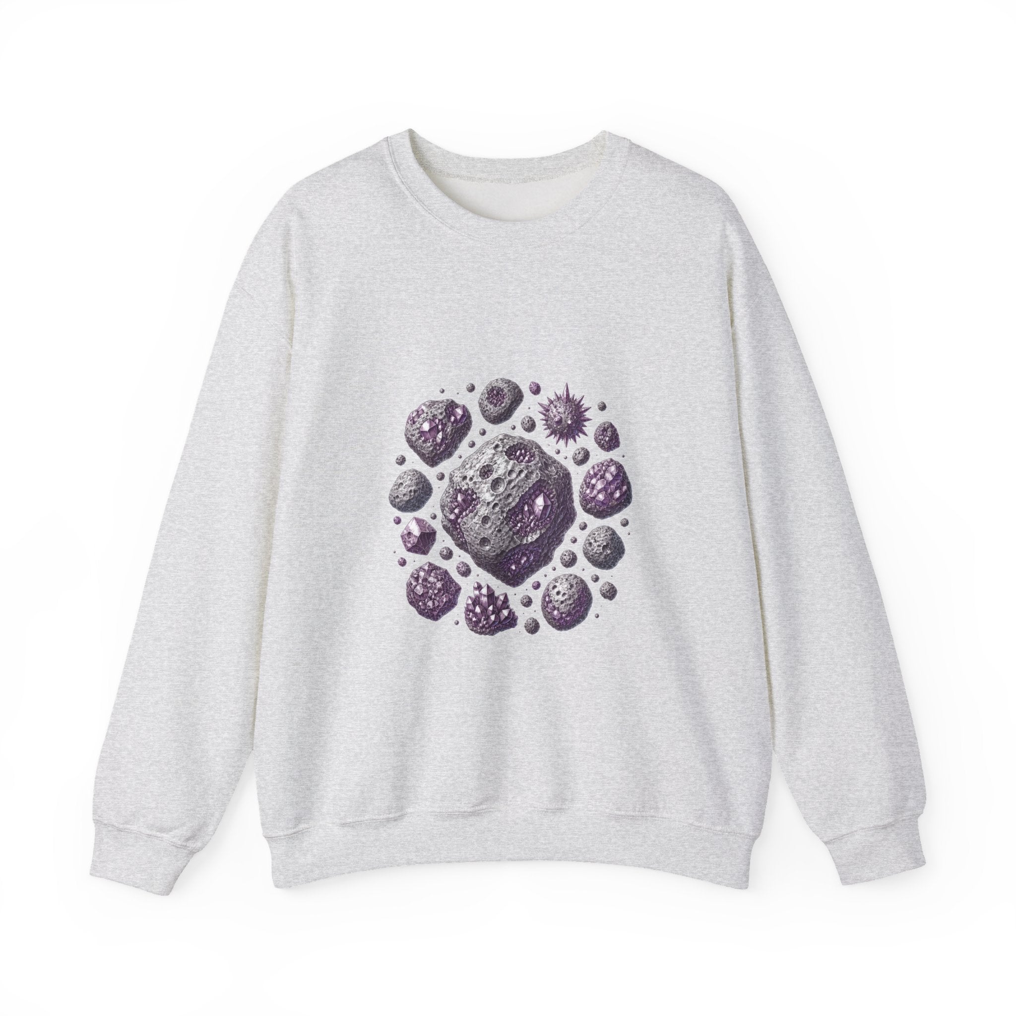 Matching Couple Sweatshirt - Comet & Asteroid Matching Couple Comfort Colors Crew Vintage Art His Hers Honeymoon Gift - Design B