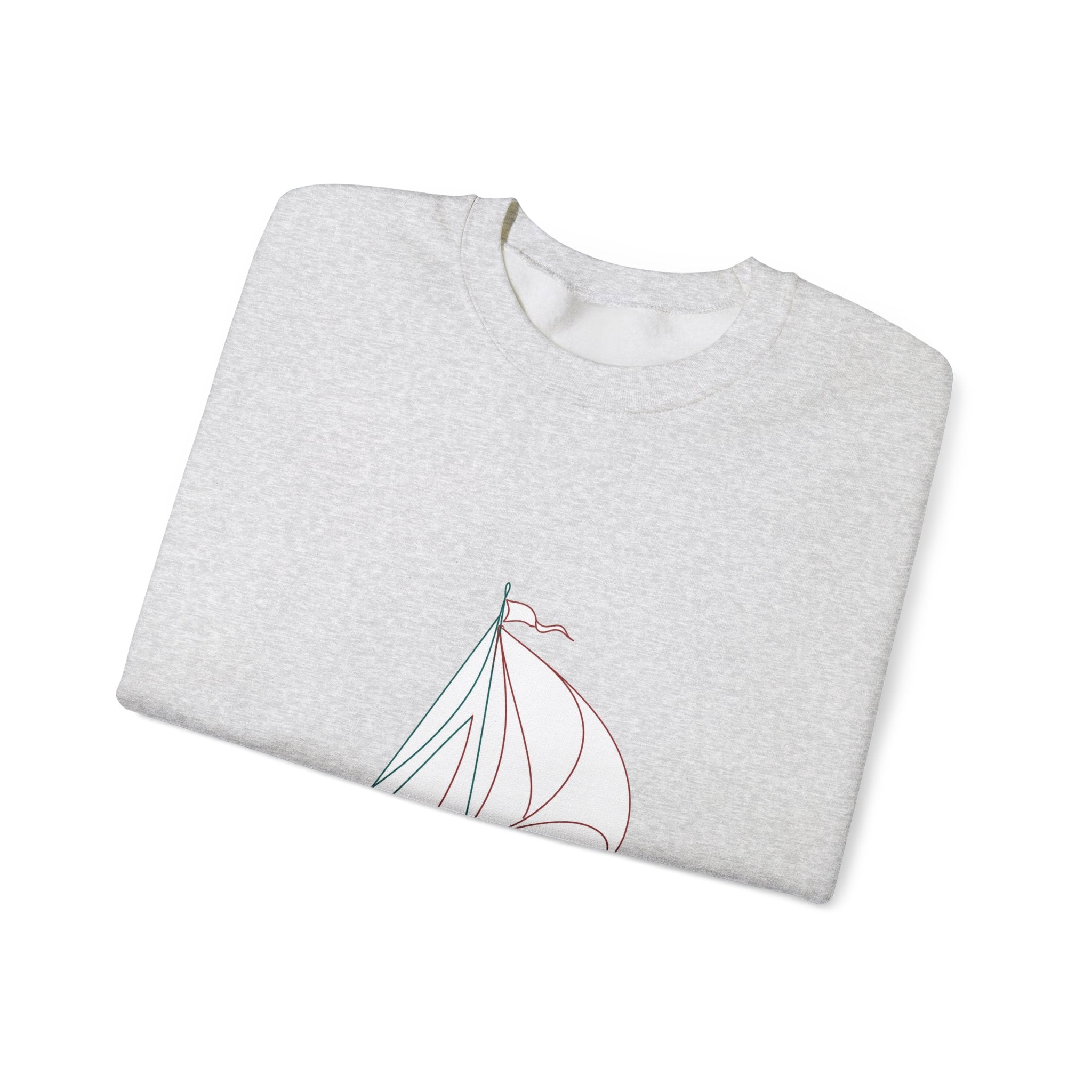 Matching Couple Sweatshirt - Anchor & Sail Matching Couple Comfort Colors Crew Minimalist Art His Hers Christmas Gift - Design B