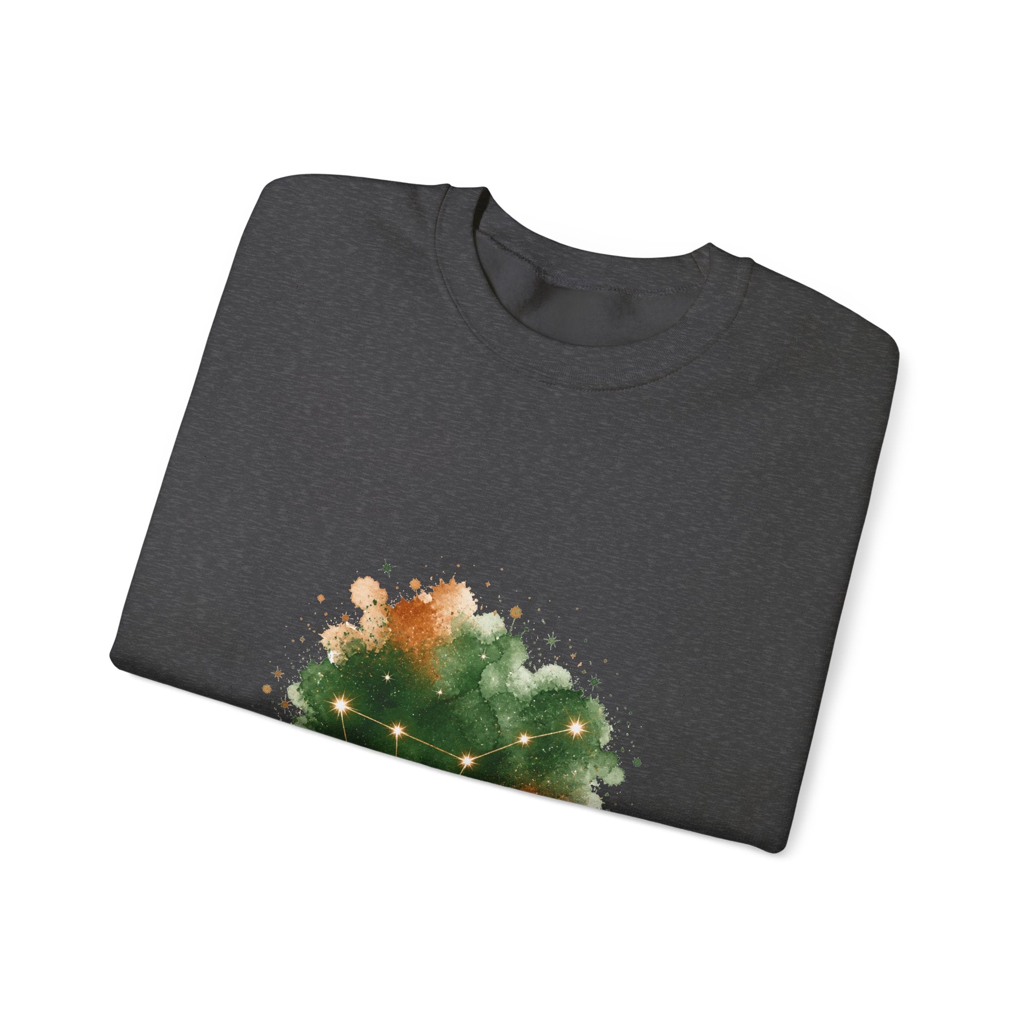 Matching Couple Sweatshirt - Big & Little Dipper Matching Couple Crewneck Sweatshirt Watercolor Art His Hers Engagement Gift - Design A
