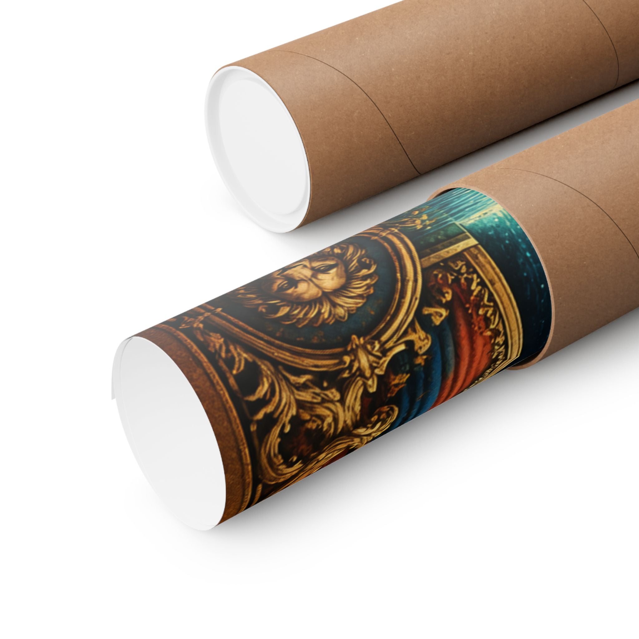 Giant Key Performance Wall Art Poster 18×24 Baroque Home Office Decor Maximalist Print