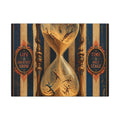 Hourglass Acrobats Wall Art Canvas 24×36 Baroque Studio Decor Maximalist Print