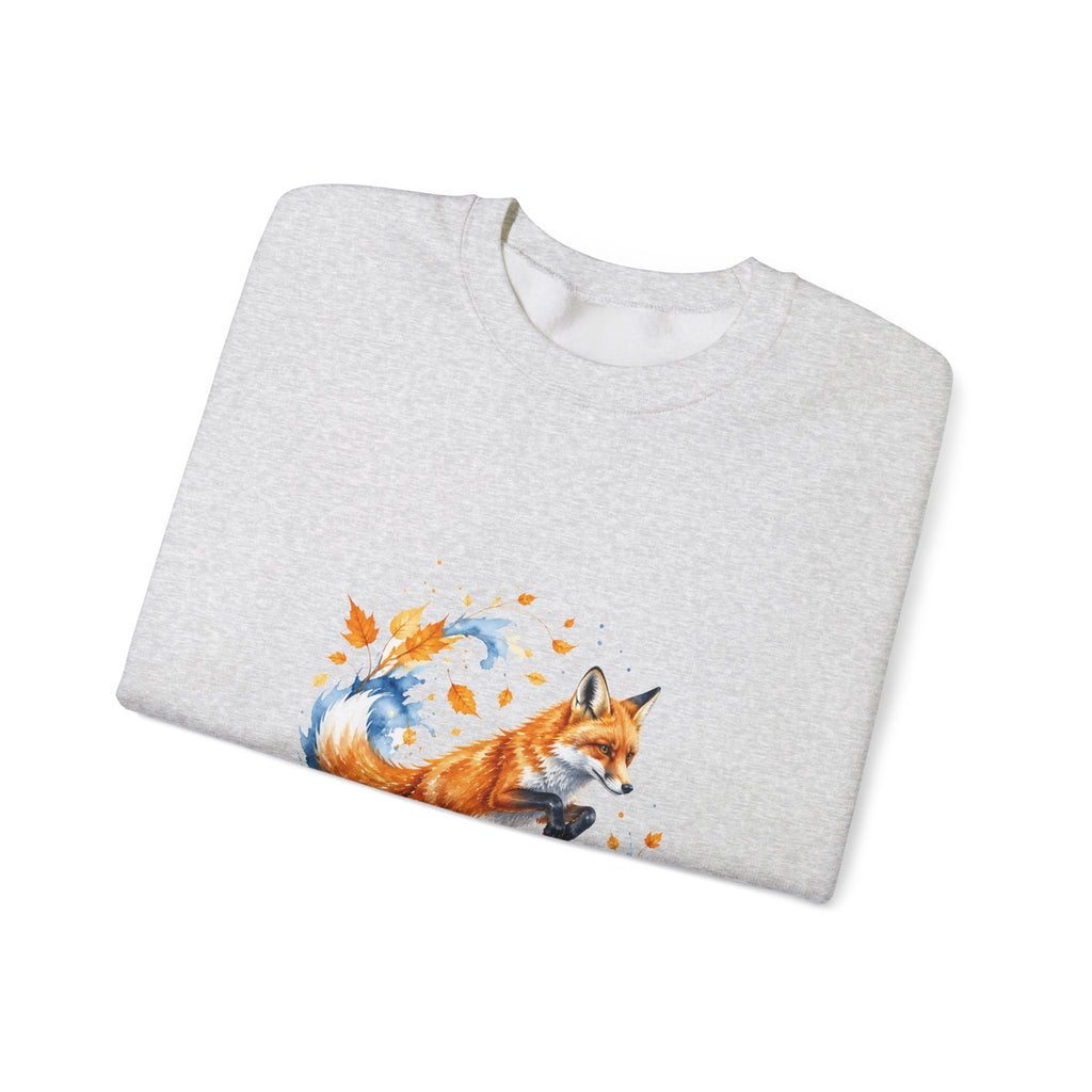 Matching Couple Sweatshirt - Fox & Rabbit Matching Couple Comfort Colors Crew Watercolor Art His Hers Birthday Gift - Design A