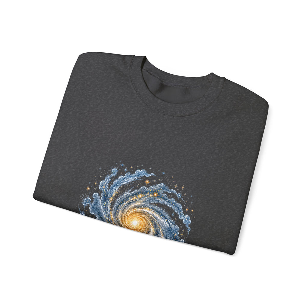 Matching Couple Sweatshirt - Galaxy & Supernova Matching Couple Crewneck Sweatshirt Vintage Art His Hers Wedding Gift - Design A