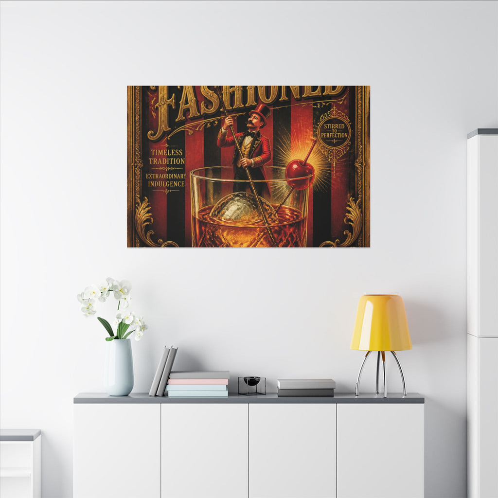 Old Fashioned Ringmaster Wall Art Canvas 16×20 Baroque Home Office Decor Maximalist Print