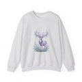 Matching Couple Sweatshirt - Bear & Deer Matching Couple Premium Fleece Sweatshirt Vintage Art His Hers Honeymoon Gift - Design B