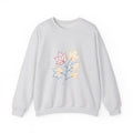 Matching Couple Sweatshirt - Cherry Blossom & Maple Leaf Matching Couple Comfort Colors Crew Minimalist Art His Hers Christmas Gift - Design B