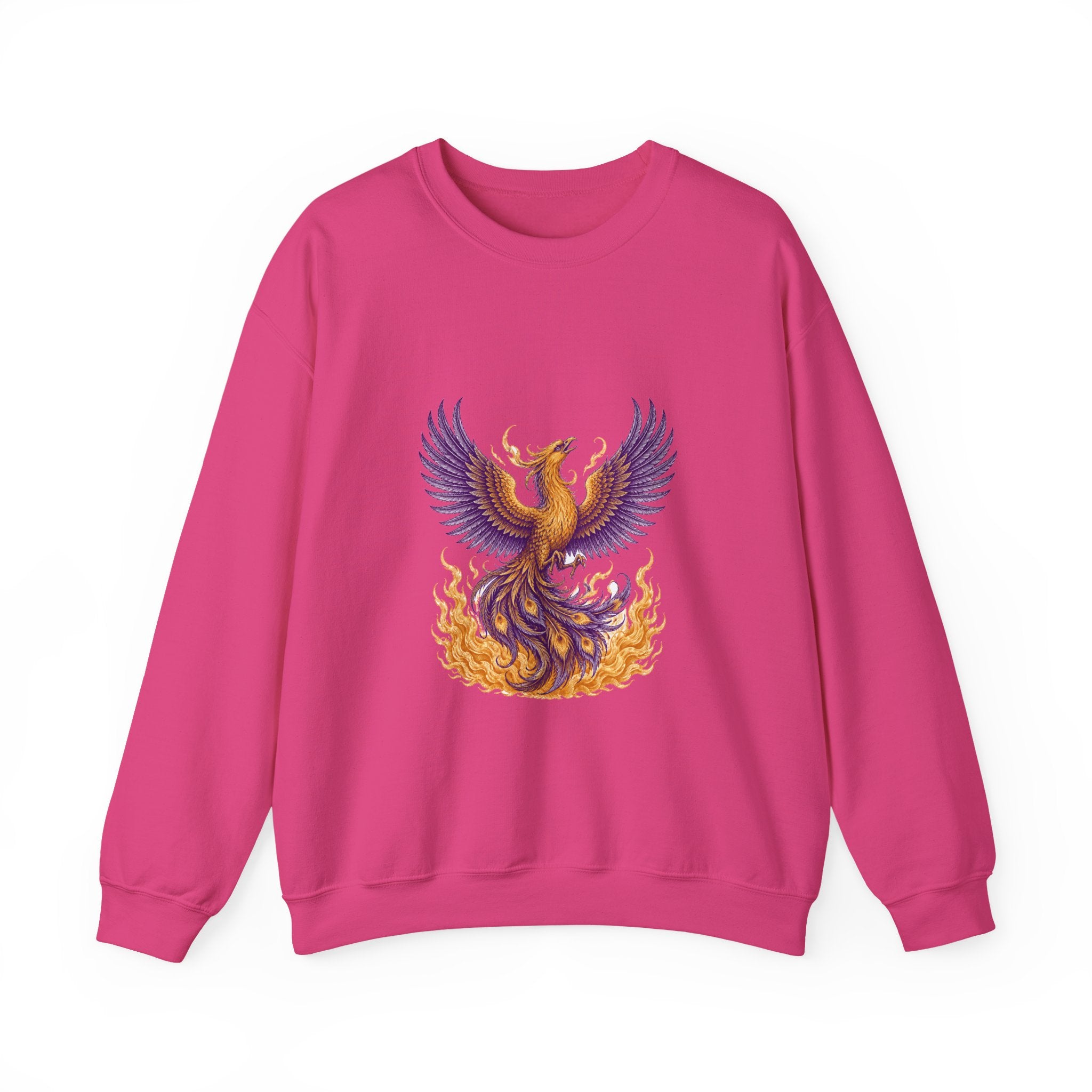 Matching Couple Sweatshirt - Dragon & Phoenix Matching Couple Comfort Colors Crew Vintage Art His Hers Honeymoon Gift - Design B