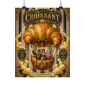 Croissant Hot Air Balloon Wall Art Poster 24×36 Baroque Studio Decor Maximalist Print