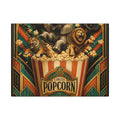 Popcorn Box Animals Wall Art Canvas 16×20 Art Deco Entryway Decor Maximalist Print