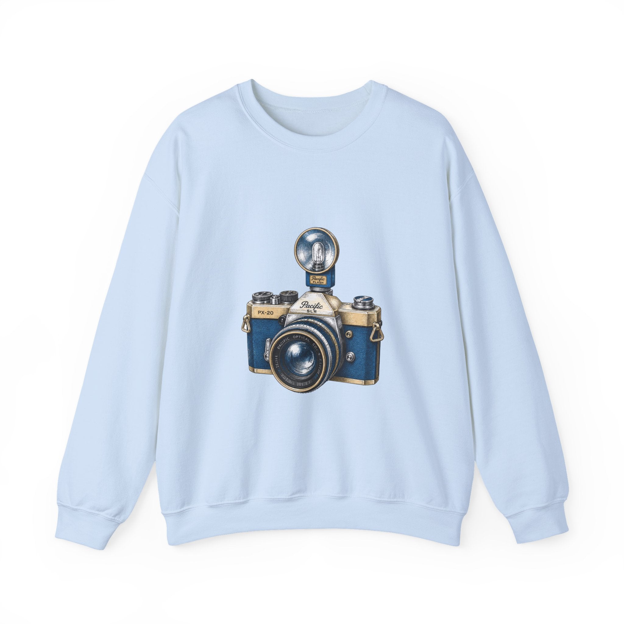 Matching Couple Sweatshirt - Camera & Film Matching Couple Crewneck Sweatshirt Hand-Drawn Art His Hers Best Friend Gift - Design A