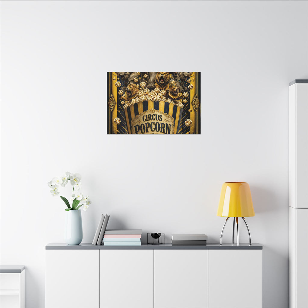 Popcorn Box Animals Wall Art Canvas 24×36 Baroque Studio Decor Maximalist Print