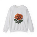 Matching Couple Sweatshirt - Rose & Thorn Matching Couple Premium Fleece Sweatshirt Geometric Art His Hers Love Gift - Design A