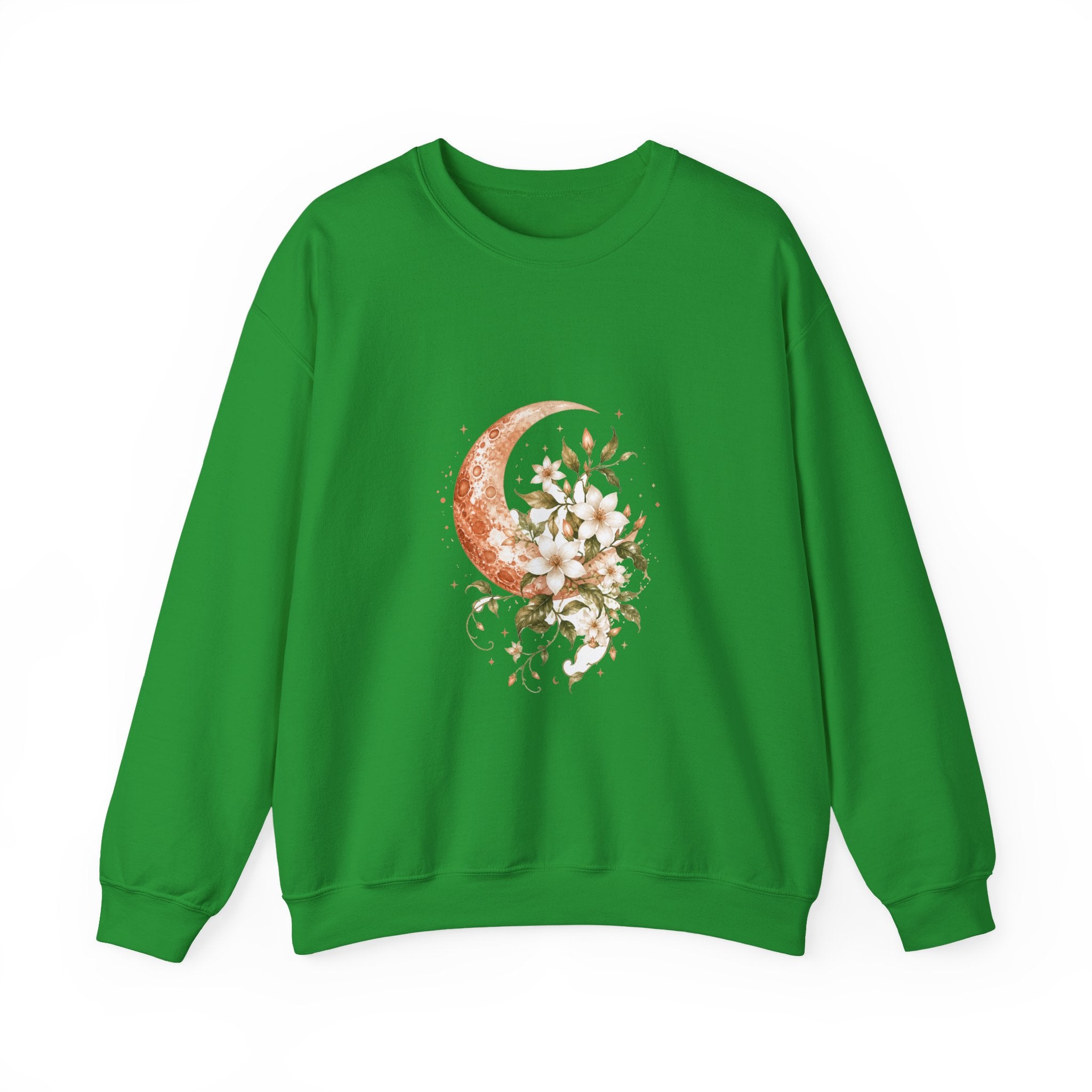 Matching Couple Sweatshirt - Sun & Moon Matching Couple Comfort Colors Crew Watercolor Art His Hers Birthday Gift - Design A