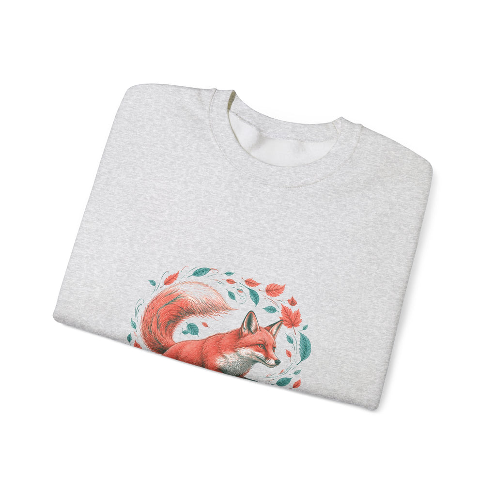Matching Couple Sweatshirt - Fox & Rabbit Matching Couple Premium Fleece Sweatshirt Vintage Art His Hers Honeymoon Gift - Design A