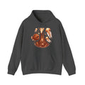 Matching Couple Sweatshirt - Coral Reef & Deep Sea Matching Couple Hooded Sweatshirt Hand-Drawn Art His Hers Best Friend Gift - Design B