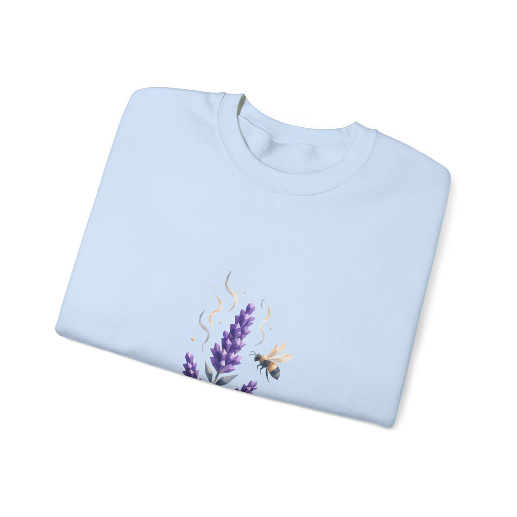 Matching Couple Sweatshirt - Lavender & Thistle Matching Couple Comfort Colors Crew Geometric Art His Hers Love Gift - Design A