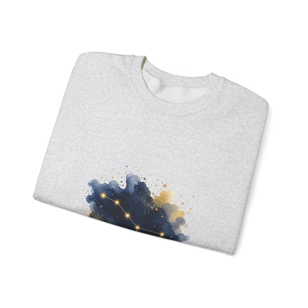 Matching Couple Sweatshirt - Big & Little Dipper Matching Couple Comfort Colors Crew Watercolor Art His Hers Birthday Gift - Design A
