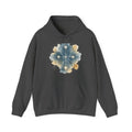 Matching Couple Sweatshirt - Aurora & Southern Cross Matching Couple Hooded Sweatshirt Watercolor Art His Hers Engagement Gift - Design B