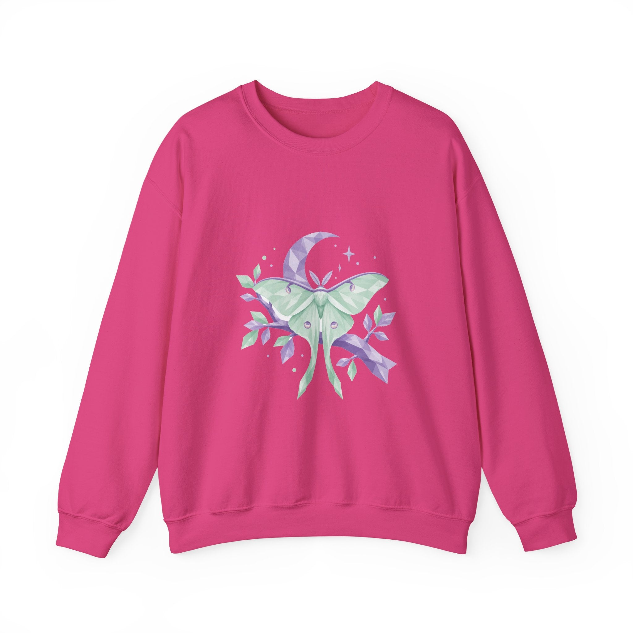 Matching Couple Sweatshirt - Butterfly & Moth Matching Couple Comfort Colors Crew Geometric Art His Hers Love Gift - Design B