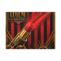Lipstick Cannon Wall Art Canvas 24×36 Art Deco Bar Area Decor Maximalist Print