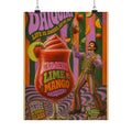 Daiquiri Fruit Juggler Wall Art Poster 18×24 Psychedelic Cafe Decor Maximalist Print