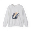 Matching Couple Sweatshirt - Comet & Asteroid Matching Couple Comfort Colors Crew Watercolor Art His Hers Birthday Gift - Design A