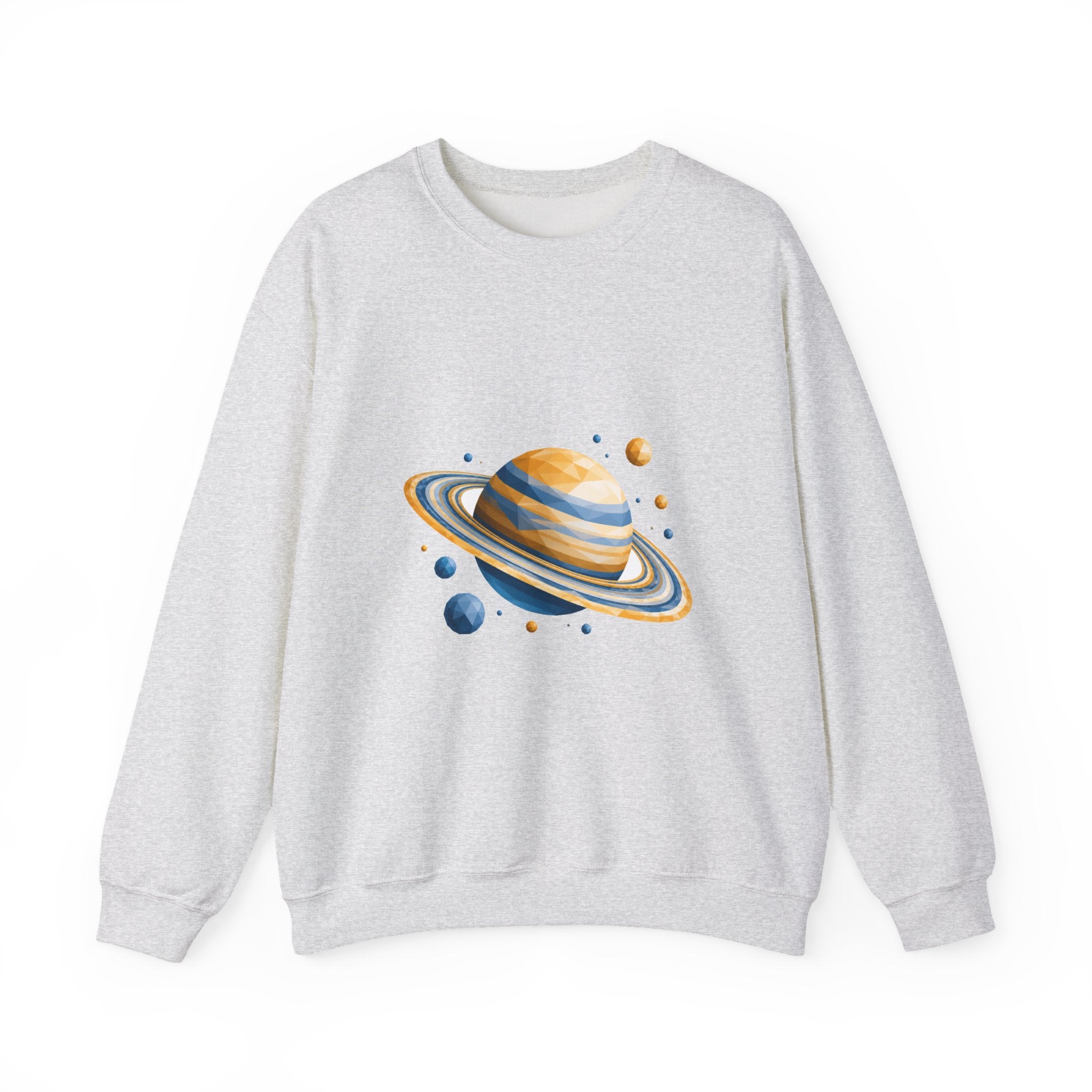 Matching Couple Sweatshirt - Saturn & Jupiter Matching Couple Comfort Colors Crew Geometric Art His Hers Love Gift - Design A