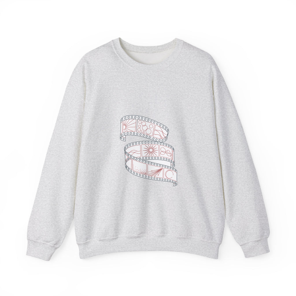 Matching Couple Sweatshirt - Camera & Film Matching Couple Comfort Colors Crew Minimalist Art His Hers Christmas Gift - Design B