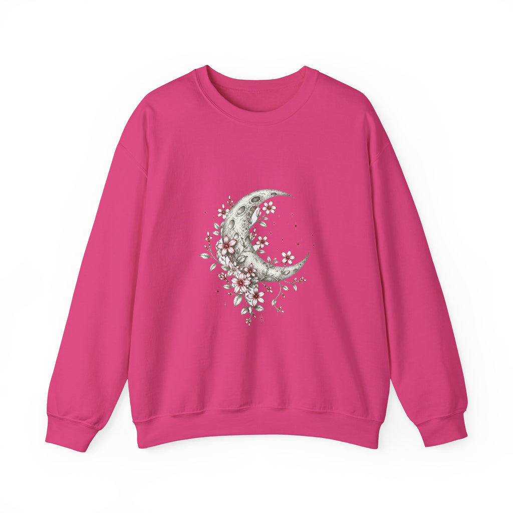 Matching Couple Sweatshirt - Sun & Moon Matching Couple Crewneck Sweatshirt Hand-Drawn Art His Hers Best Friend Gift - Design A