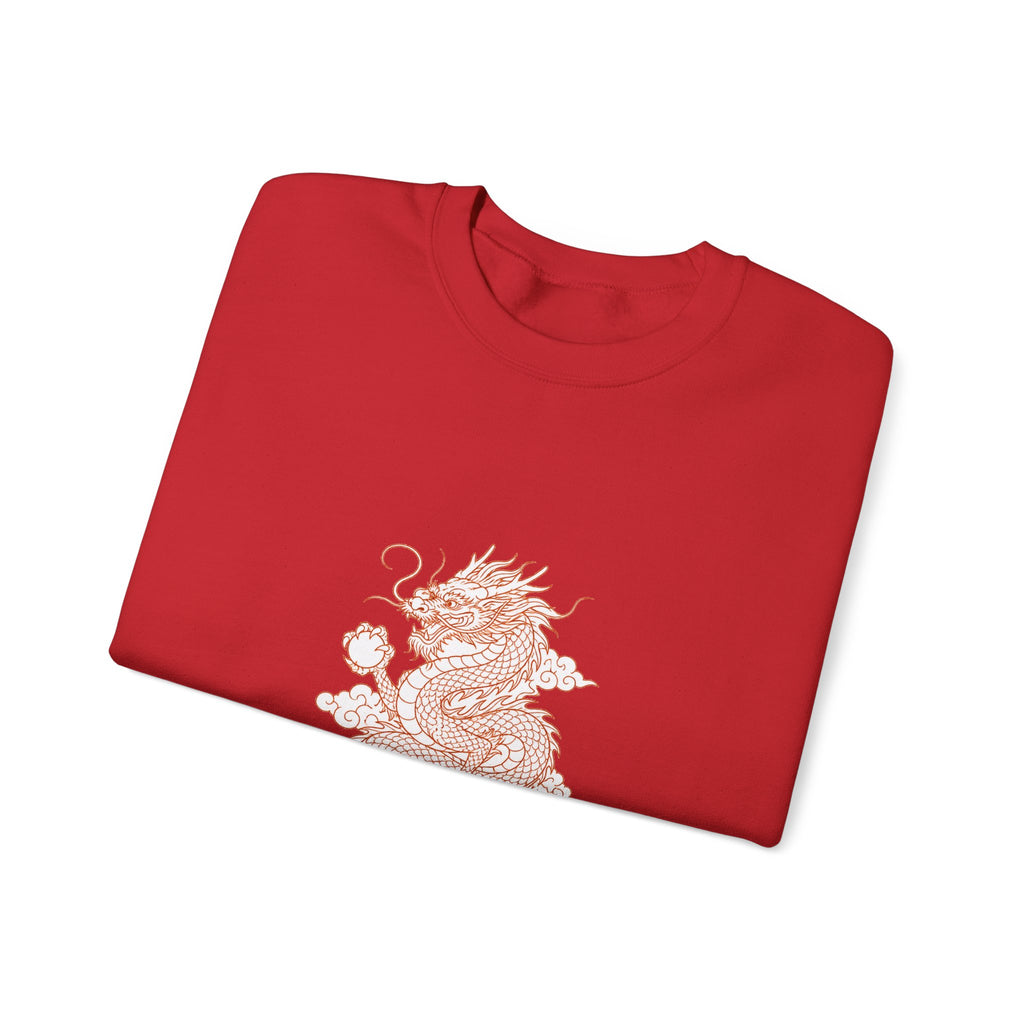 Matching Couple Sweatshirt - Dragon & Phoenix Matching Couple Comfort Colors Crew Minimalist Art His Hers Christmas Gift - Design A