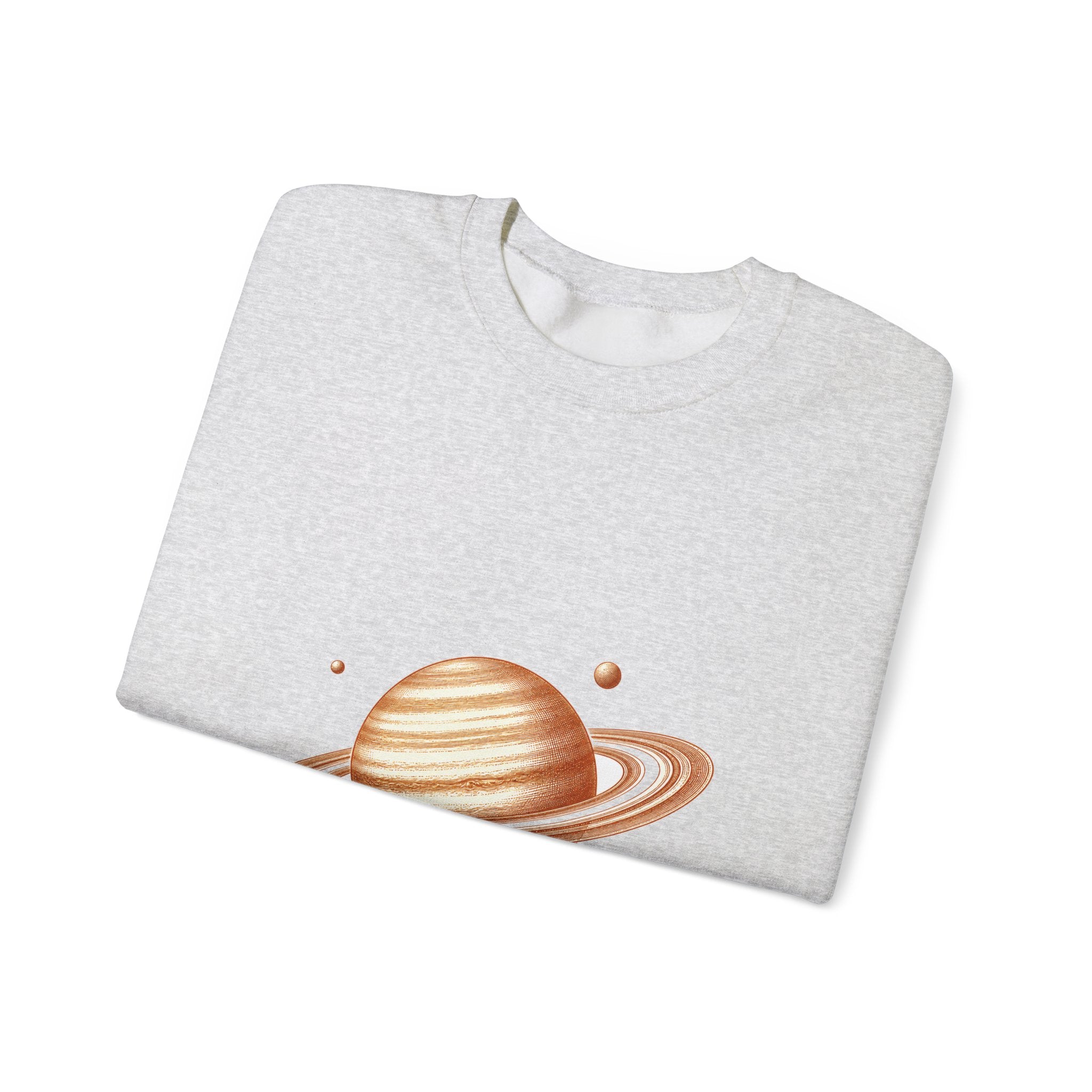 Matching Couple Sweatshirt - Saturn & Jupiter Matching Couple Comfort Colors Crew Vintage Art His Hers Honeymoon Gift - Design A