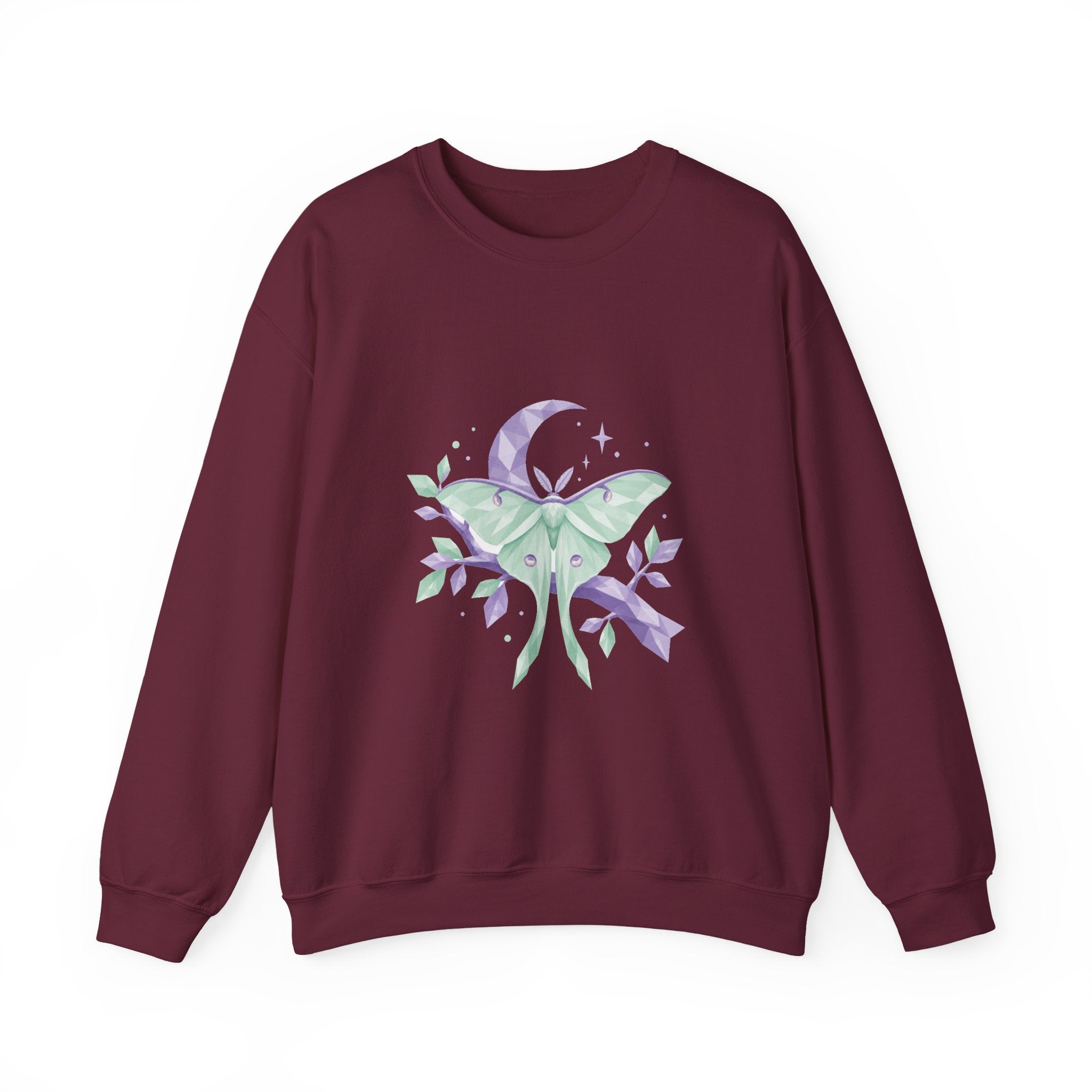 Matching Couple Sweatshirt - Butterfly & Moth Matching Couple Comfort Colors Crew Geometric Art His Hers Love Gift - Design B