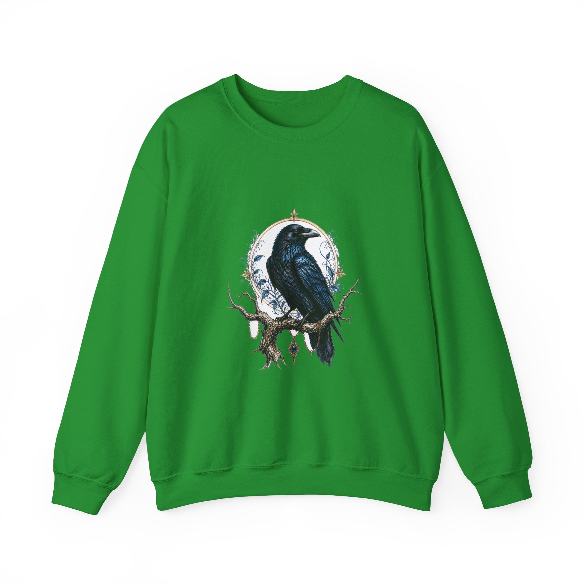 Matching Couple Sweatshirt - Raven & Swan Matching Couple Crewneck Sweatshirt Hand-Drawn Art His Hers Best Friend Gift - Design A