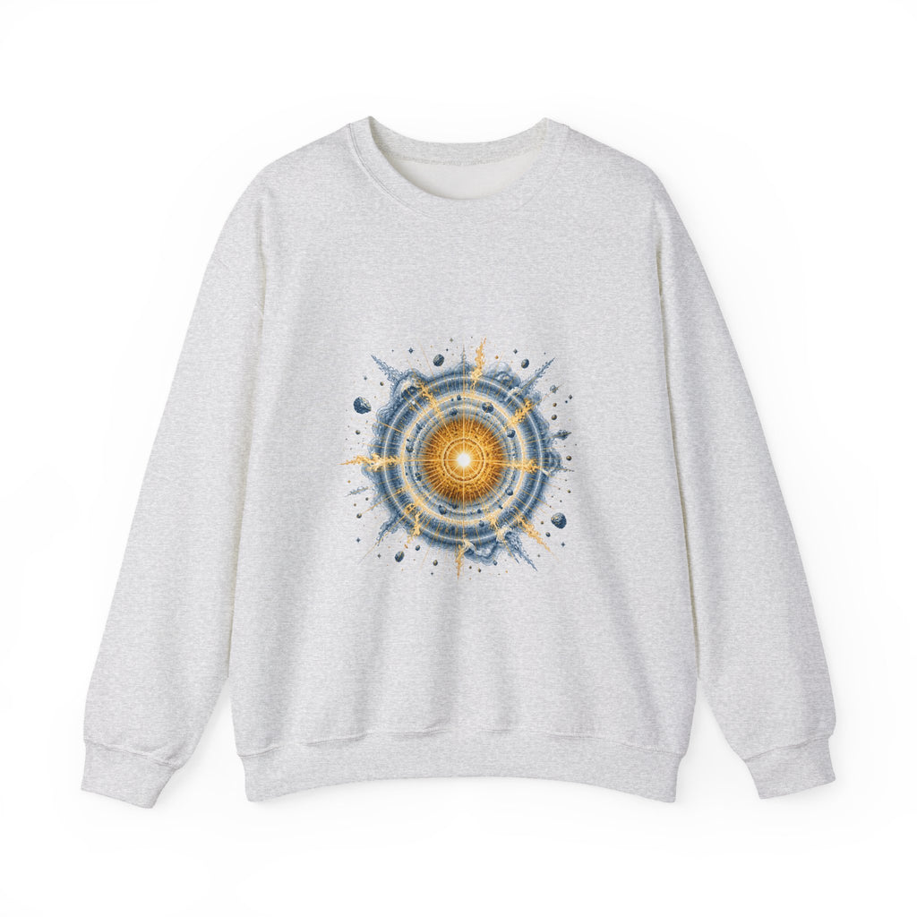 Matching Couple Sweatshirt - Galaxy & Supernova Matching Couple Crewneck Sweatshirt Vintage Art His Hers Wedding Gift - Design B