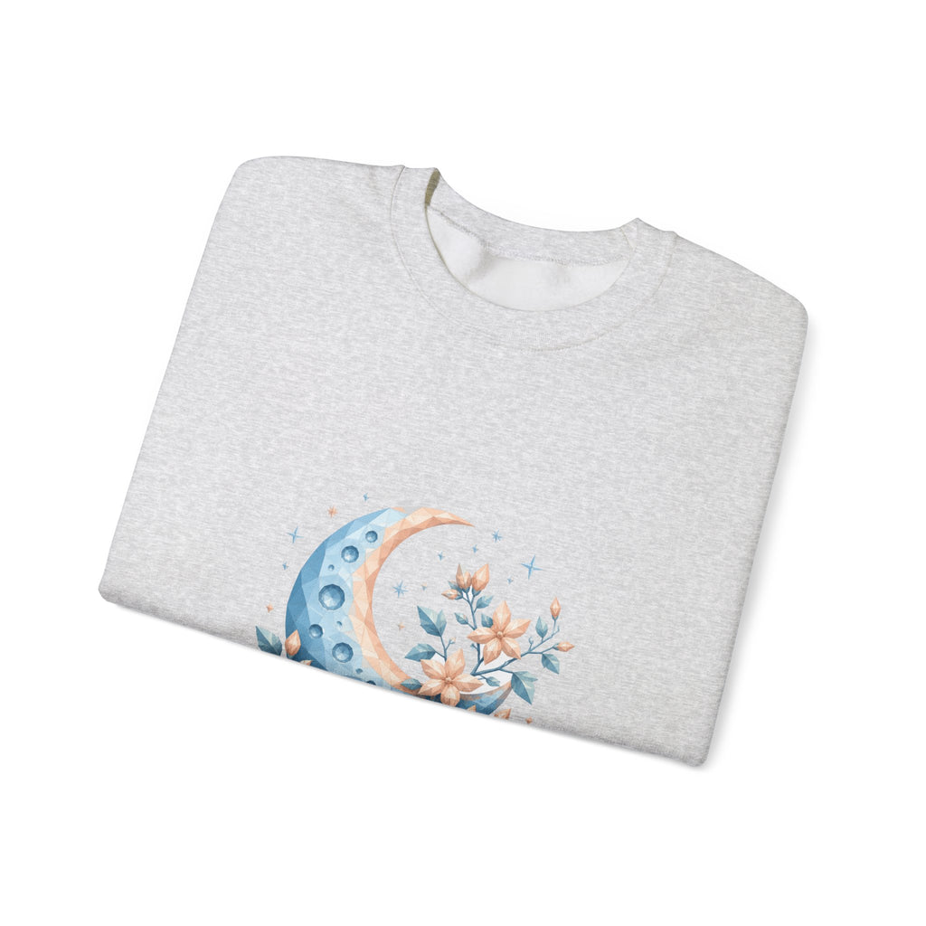Matching Couple Sweatshirt - Sun & Moon Matching Couple Premium Fleece Sweatshirt Geometric Art His Hers Love Gift - Design A