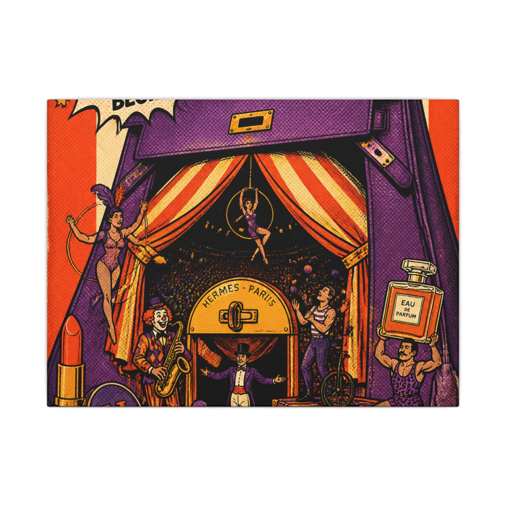 Handbag Big Top Wall Art Canvas 24×36 Pop Art Restaurant Decor Maximalist Print