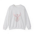 Matching Couple Sweatshirt - Dragon & Phoenix Matching Couple Crewneck Sweatshirt Minimalist Art His Hers Valentine Gift - Design B