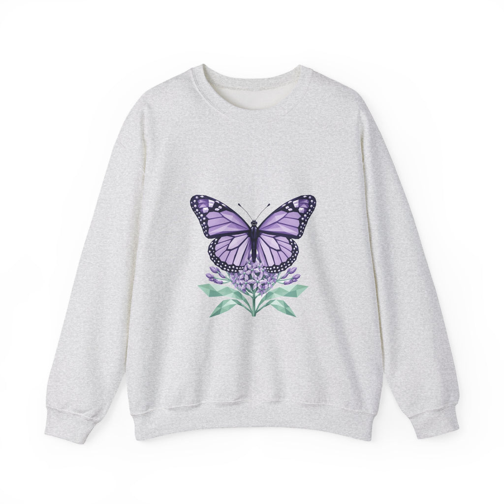 Matching Couple Sweatshirt - Butterfly & Moth Matching Couple Comfort Colors Crew Geometric Art His Hers Love Gift - Design A