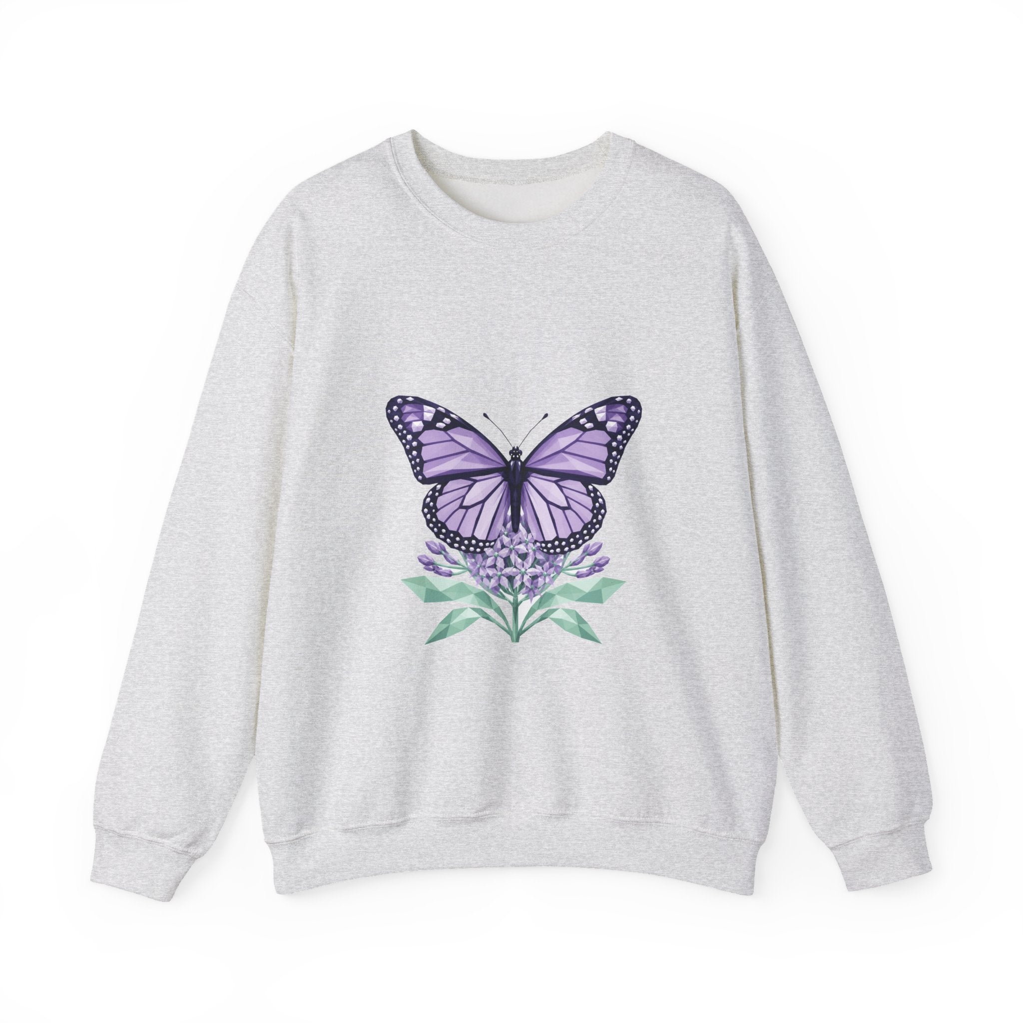 Matching Couple Sweatshirt - Butterfly & Moth Matching Couple Comfort Colors Crew Geometric Art His Hers Love Gift - Design A