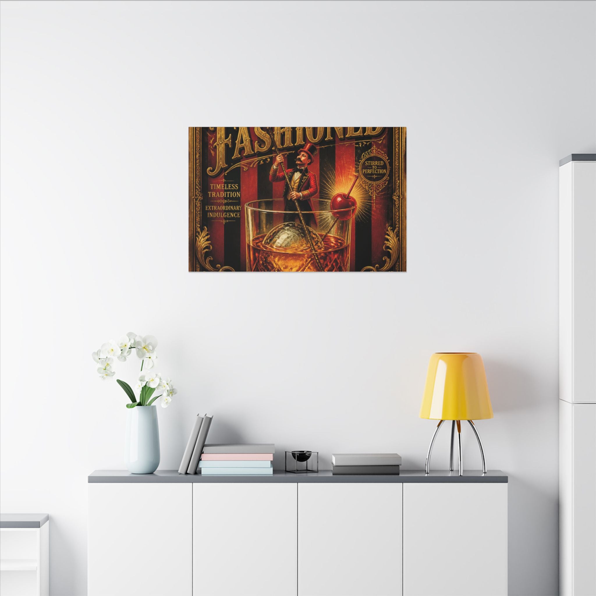 Old Fashioned Ringmaster Wall Art Canvas 16×20 Baroque Home Office Decor Maximalist Print